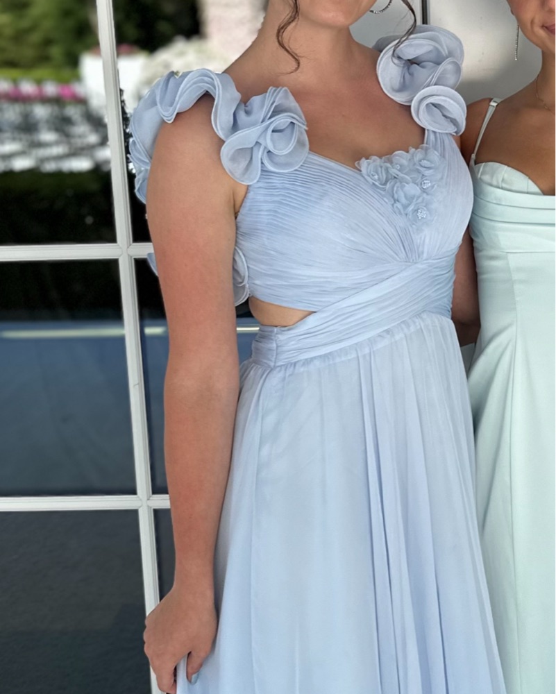 sachin and babi light blue dress ONCE AN ANGEL HOT PINK HIGH SLIT CHIFFON MAXI DRESS – Arelia's Dream