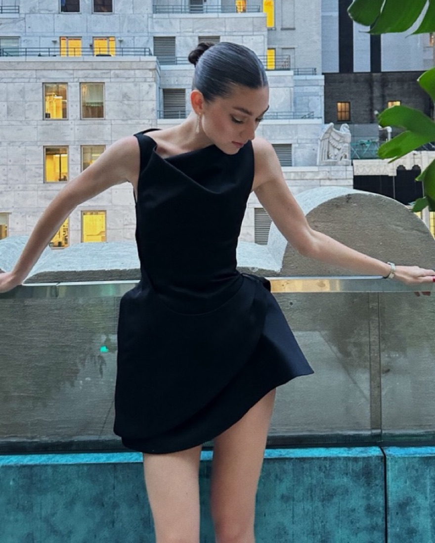 Mugler x H&M Wool Structured Mini Dress by Mugler - Pickle