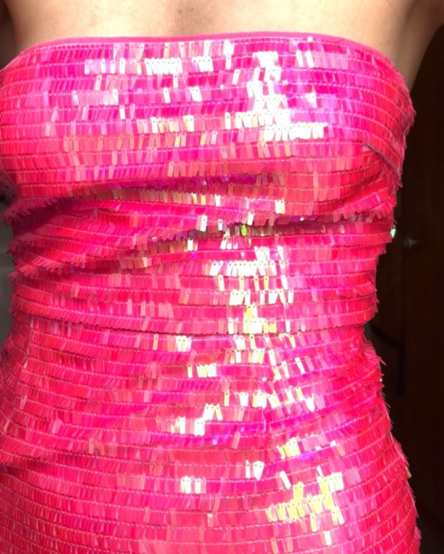 strapless open back dress Audie Dress main image 1