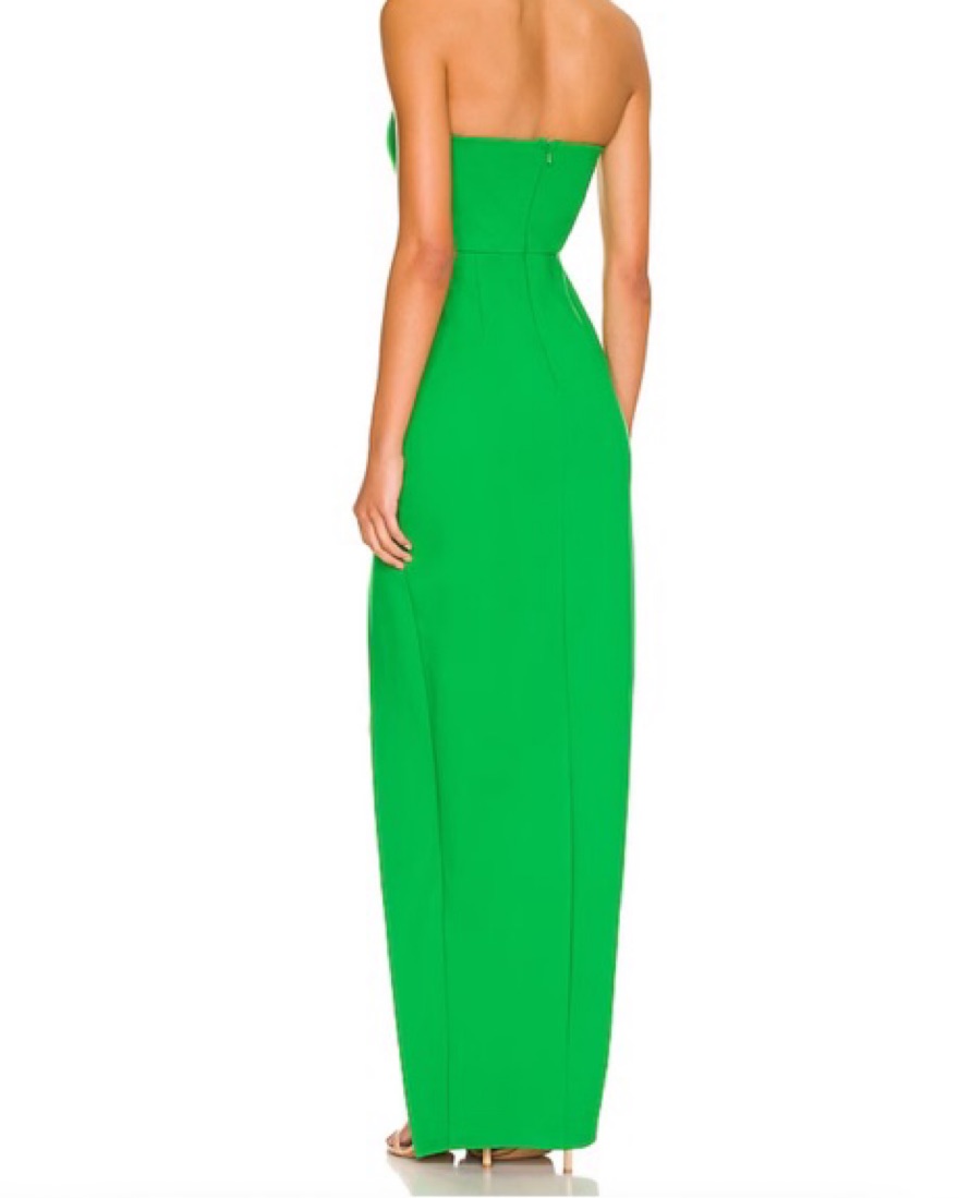 green strapless dress revolve Petal and Pup Women's Naira Pleated Maxi Dress main image 1