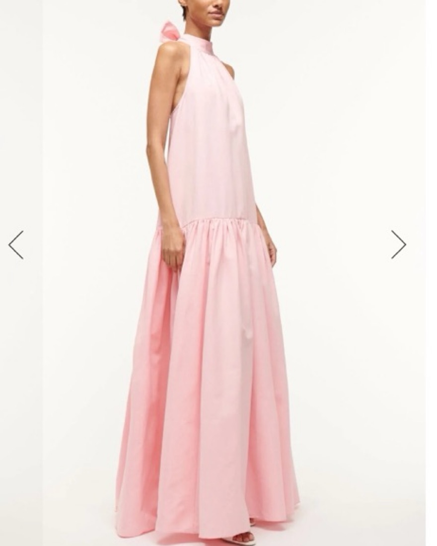 Staud Pink Drop Waist Maxi Dress by Staud - Pickle