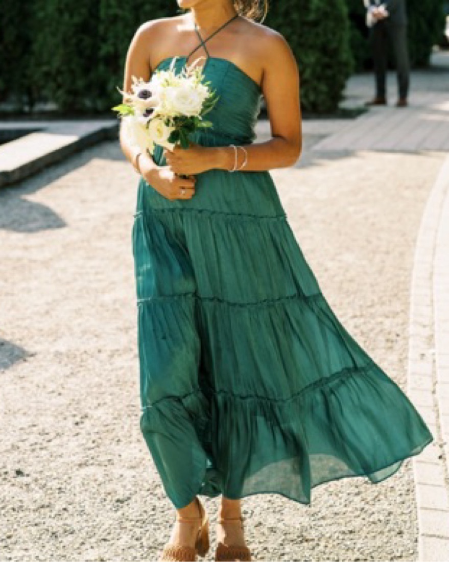 Green Flowy Dress by Few Moda - Pickle