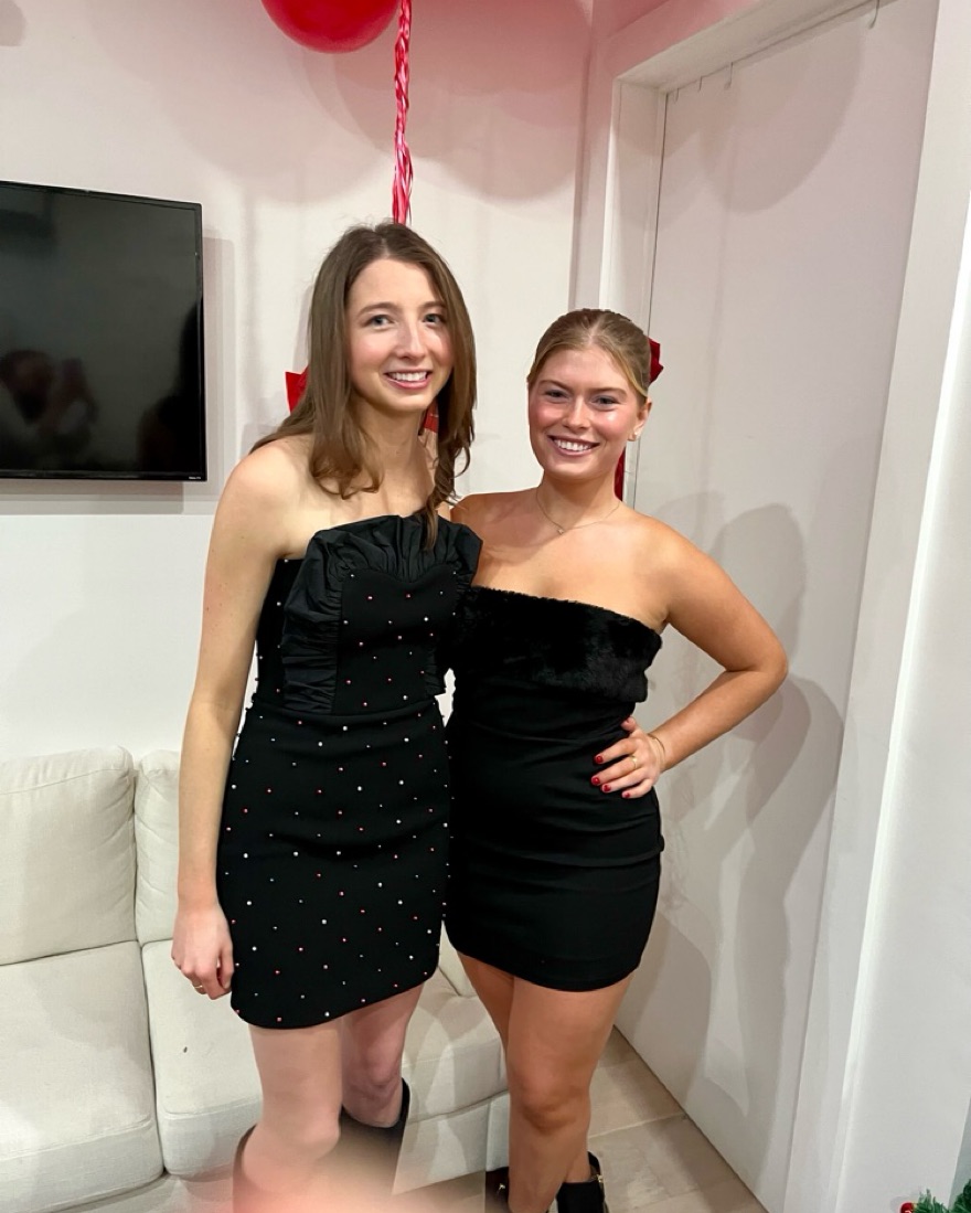 Superfown Fur Black Strapless Dress - Image 2