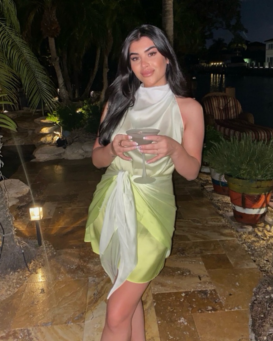 Baobab Revolve Green Mini Dress by Baobab - Pickle