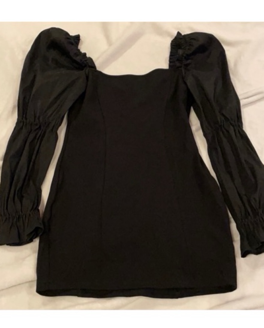 REVOLVE Majorelle Bodycon Black Dress - Image 5