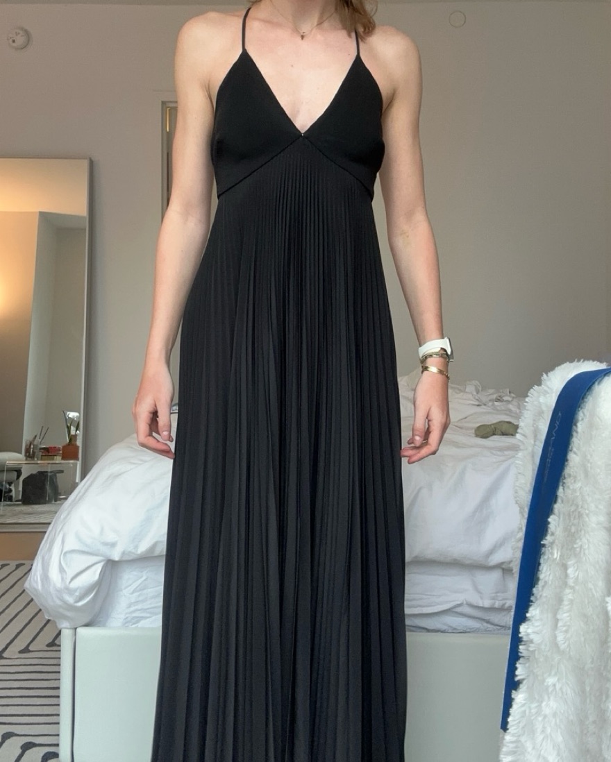 chinese dress ladies A.L.C. Women's Moira Cutout Halter Dress - Black