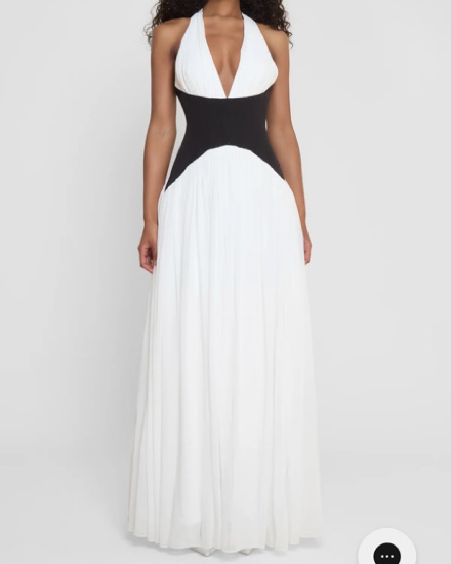 ti amo dresser farmhouse grey Plus Size Halter Neck Maxi Dress