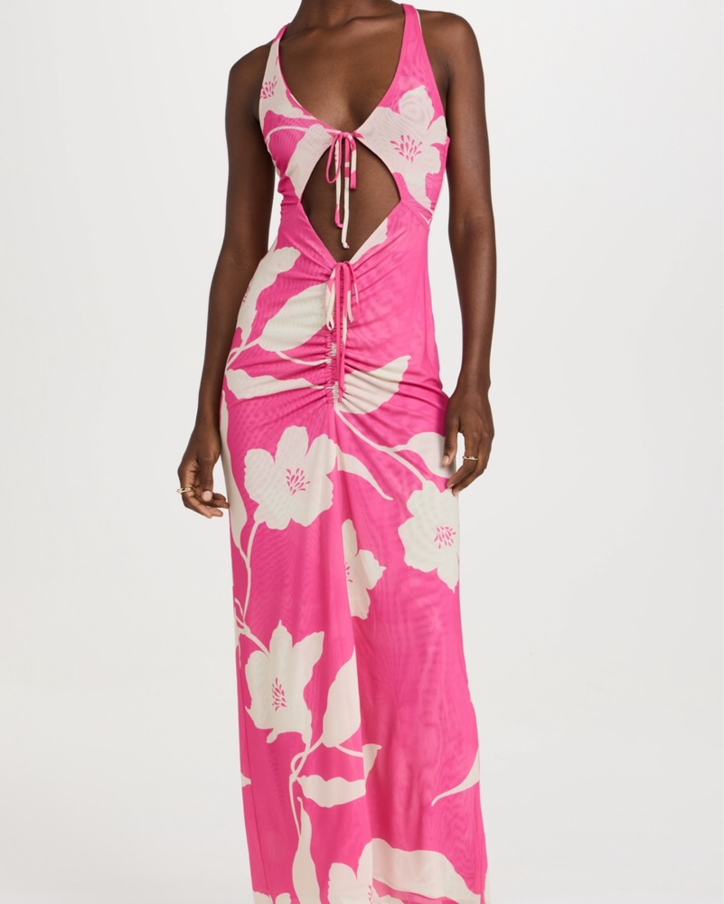 Resa Mesh Dress For Tropical Getaway by RESA - Pickle