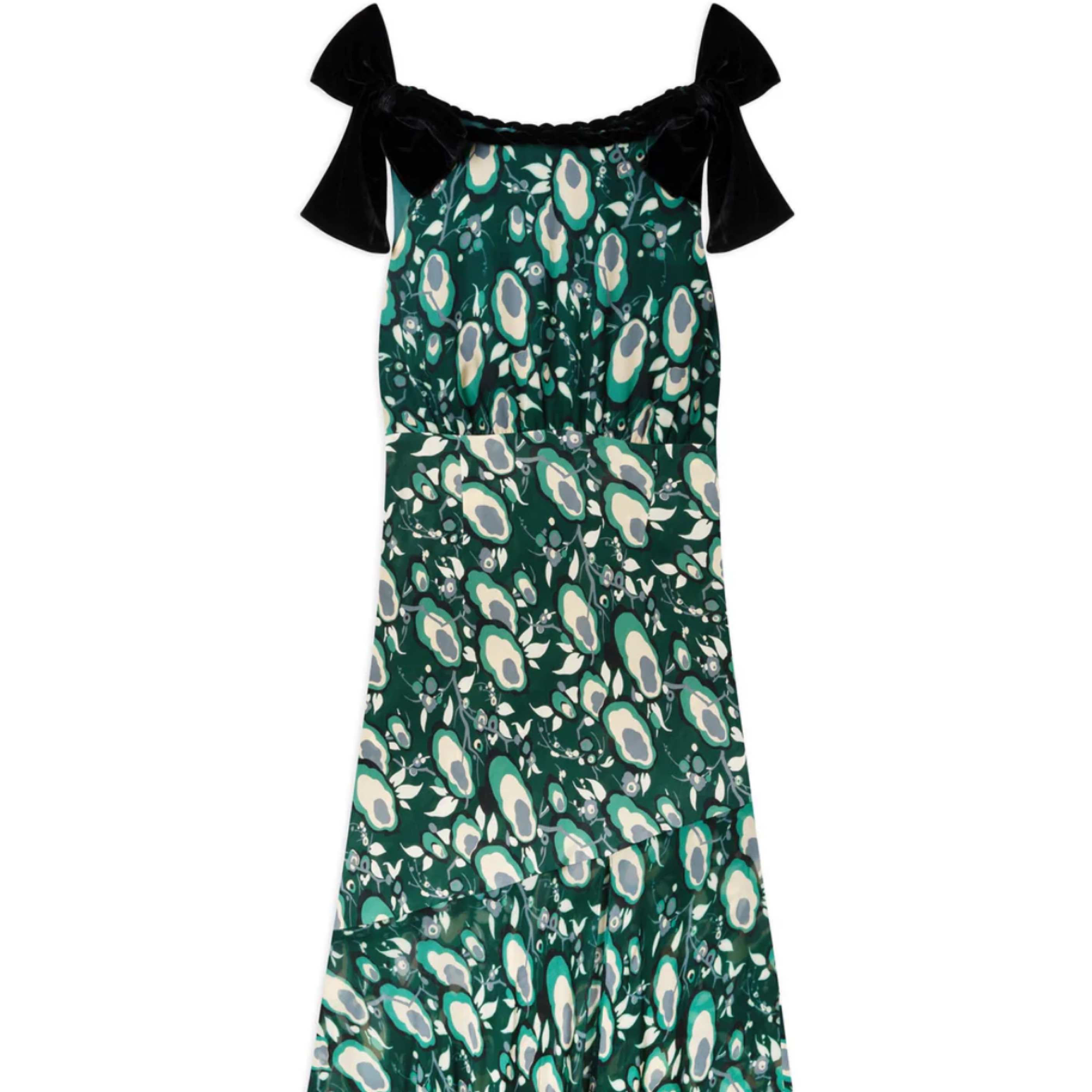 rixo green floral dress Amina Midi Dress in Green City Floral Olive main image 0