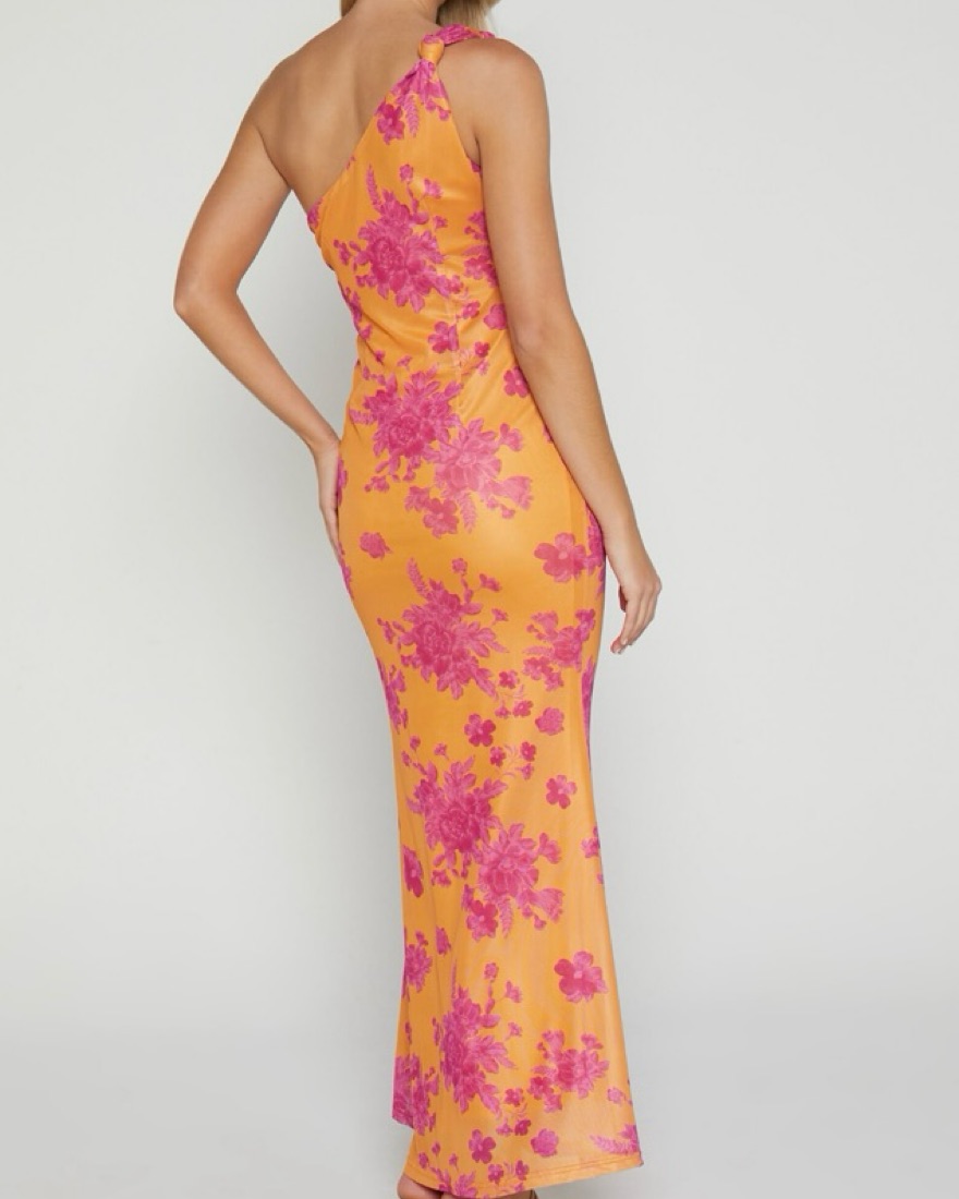 Showpo - Orange Floral Dress by Showpo - Pickle