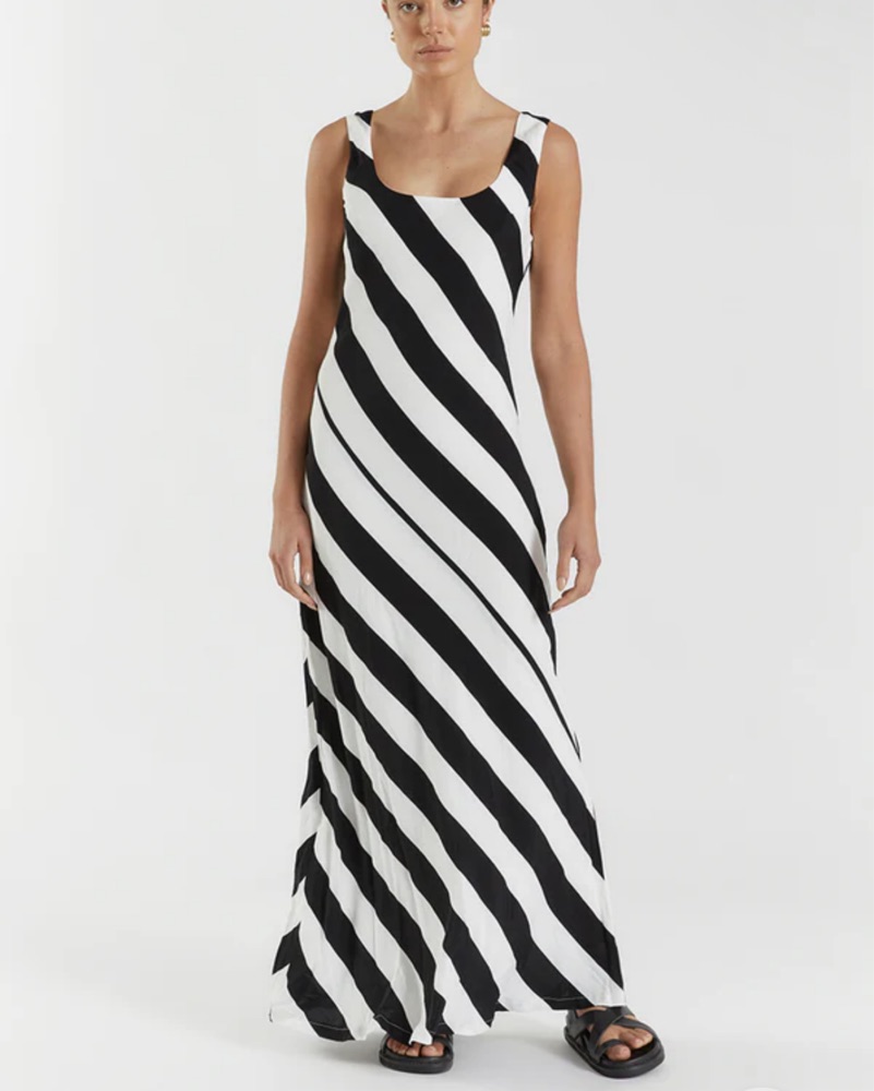 Dissh Bold Striped Maxi Dress by Dissh - Pickle