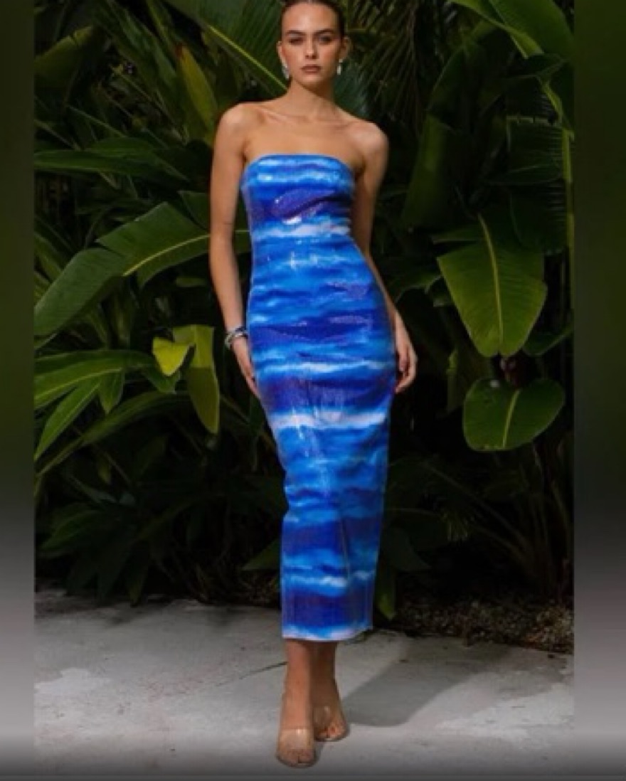 Runaway the Label blue sequin dress by RUNAWAY the Label - Pickle