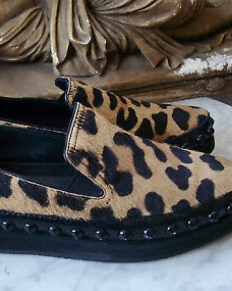 Prada Cheetah Print Slip On Sneakers - Image 4