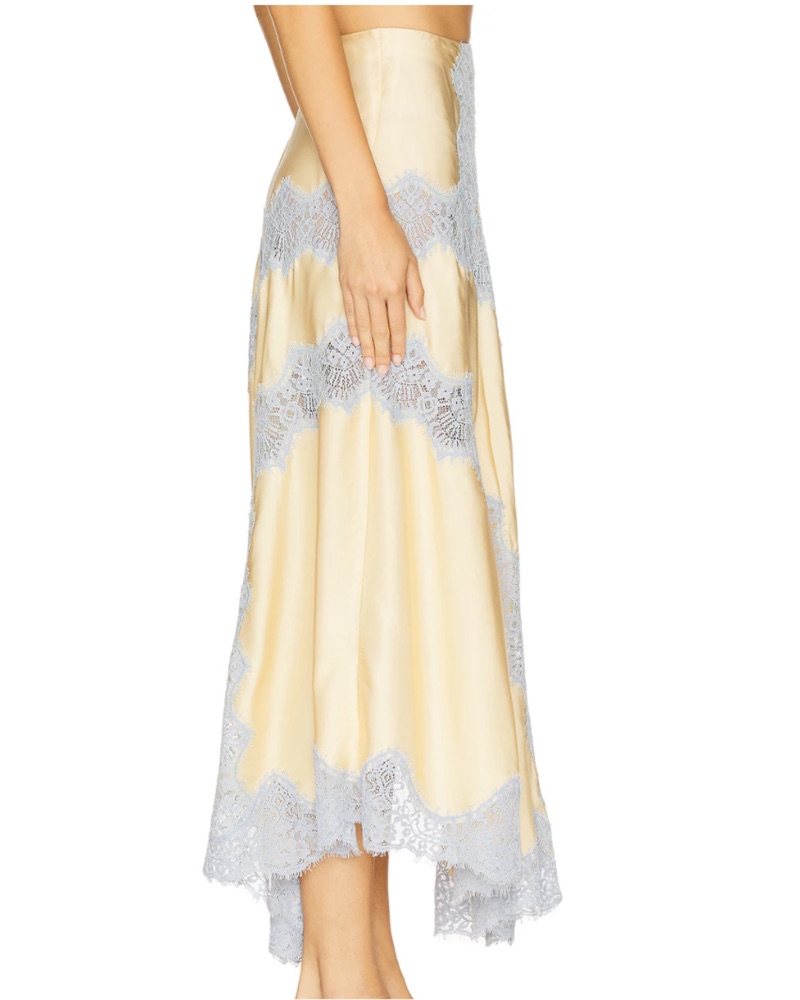 Midi Skirt Set by Lacademie - Pickle, image size:800x1000