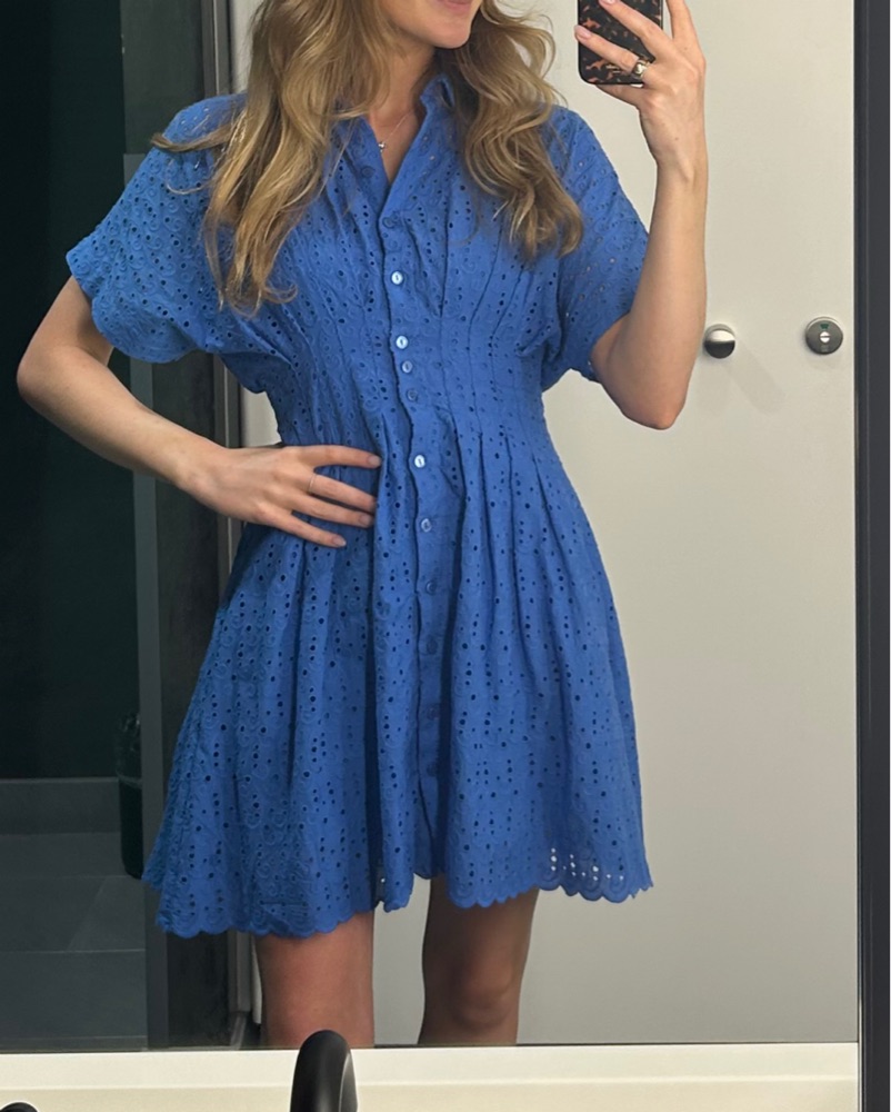anthropologie blue dress short Anthropologie | Maeve main image 1