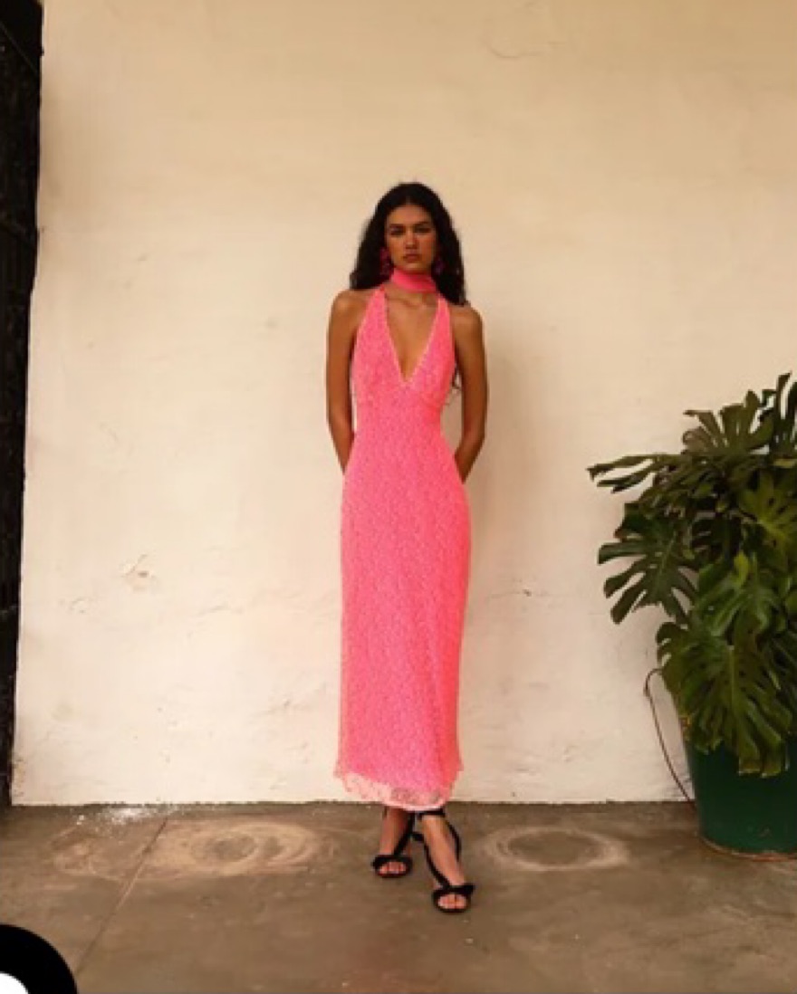 Claw the Label - Pink El Paso Dress - Image 1