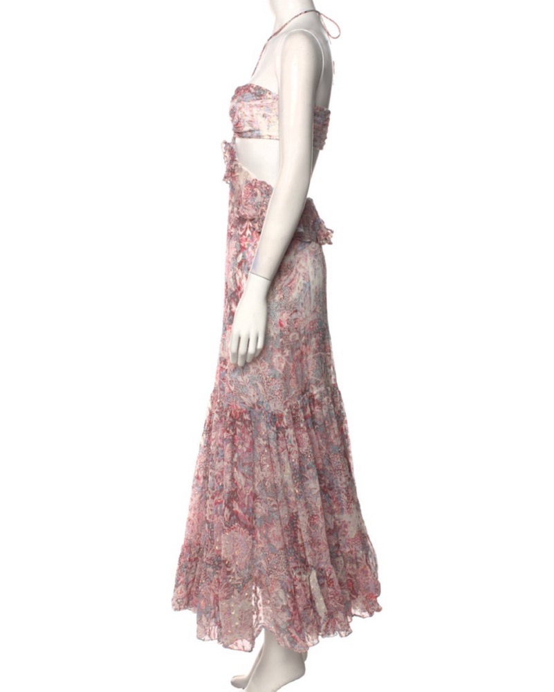 chinese dress ladies Rococo and Sand Flared Maxi Dress Spring