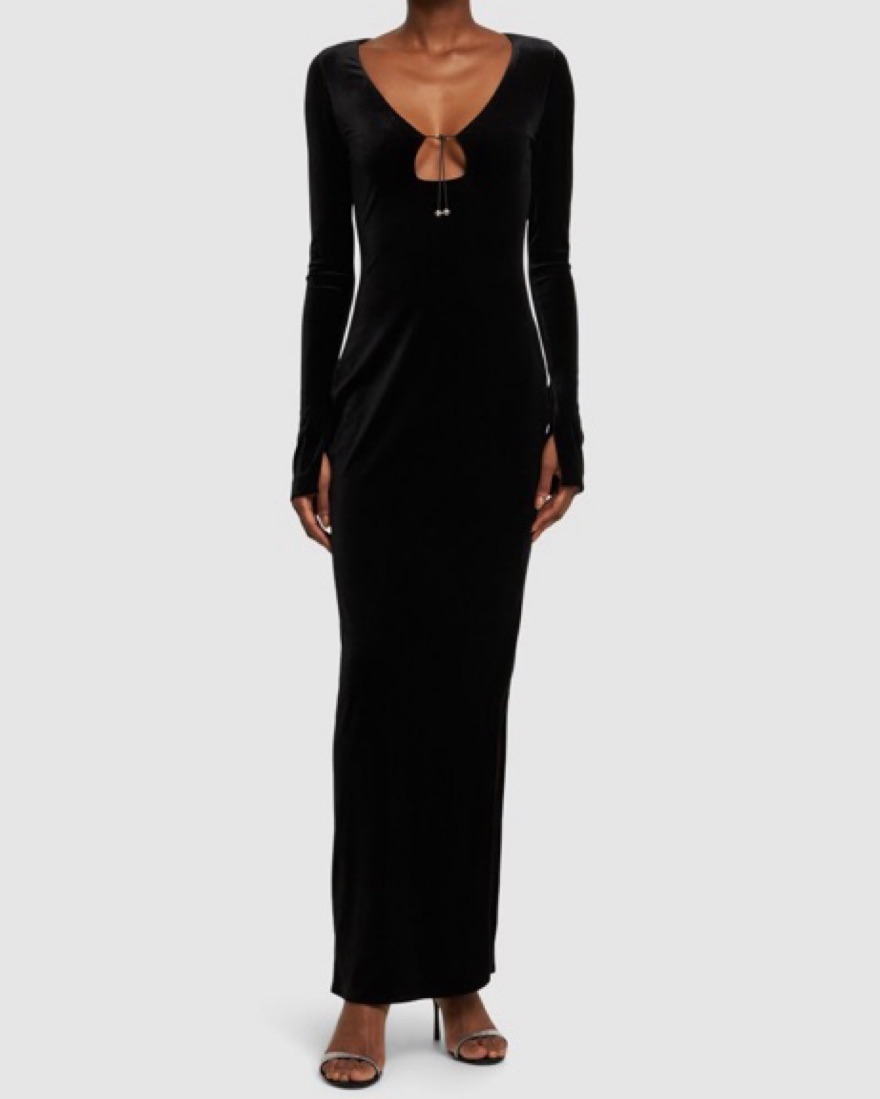 16 Arlington Black Velvet Dress by 16 Arlington - Pickle