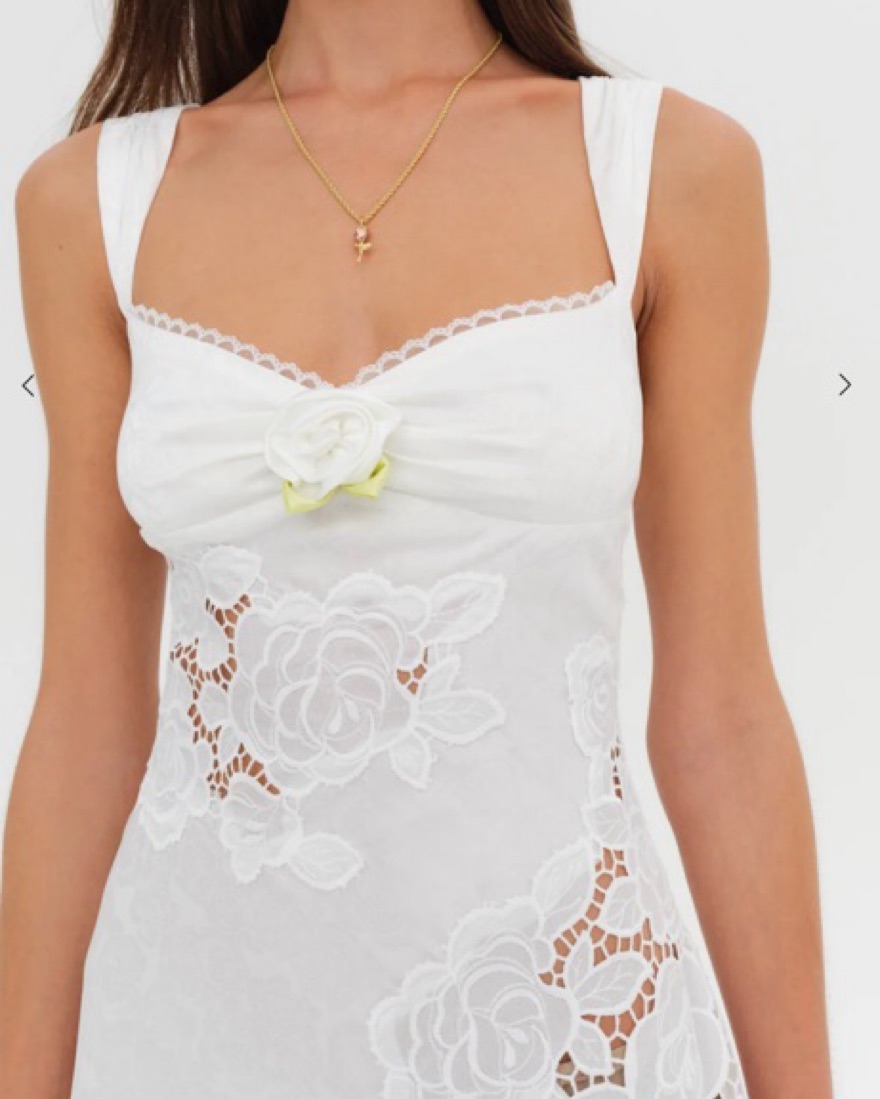 For Love and lemons Claudia Mini Dress by For Love & Lemons - Pickle