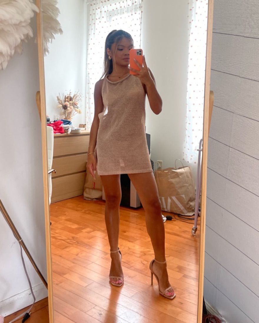 Free People Intimately Sheer Gold Dress by Free People - Pickle