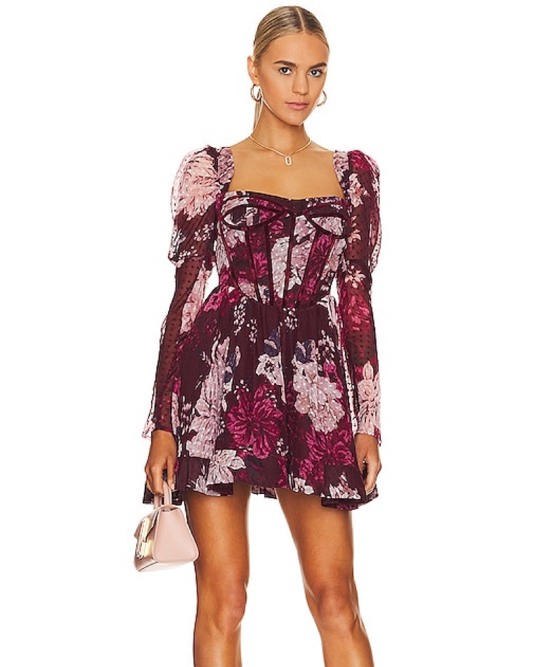 Bardot Evermore Corset Mini Dress by Bardot - Pickle