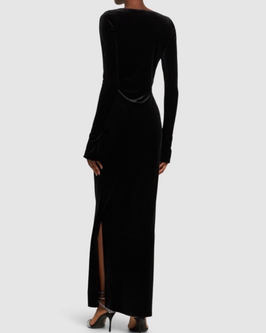 16 Arlington Black Velvet Dress by 16 Arlington - Pickle