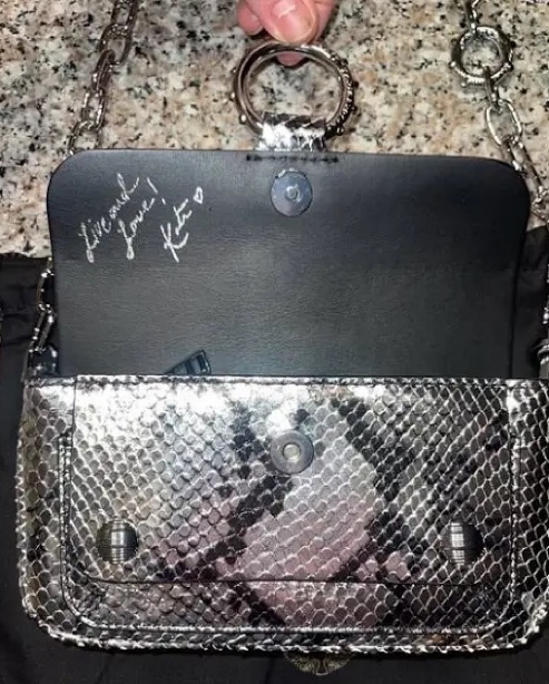 Zadig & Voltaire Silver Snake Bag - Image 4