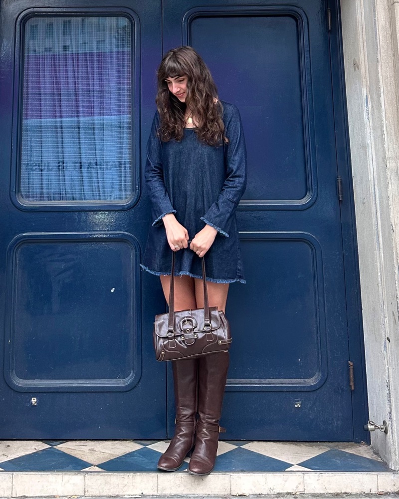 Aligne lucas mini denim dress by Aligne - Pickle