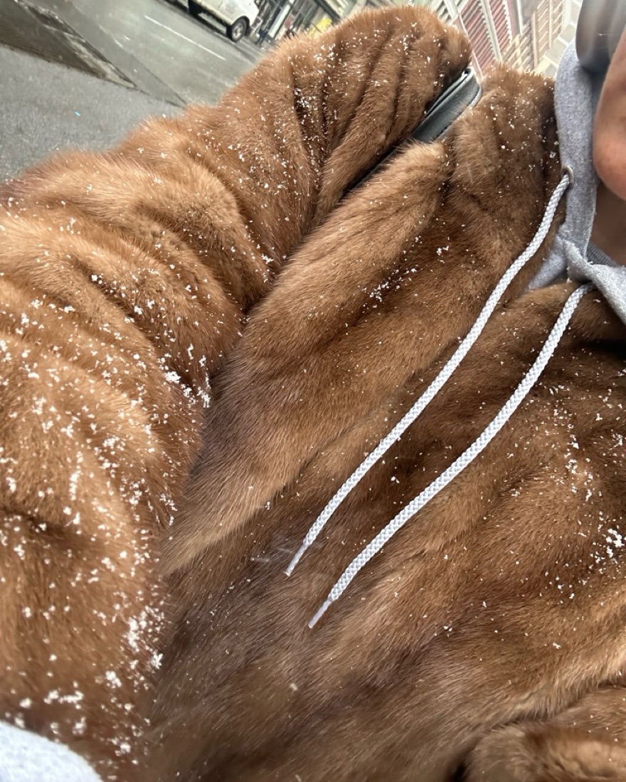 Vintage Real Fur Coat - Image 5