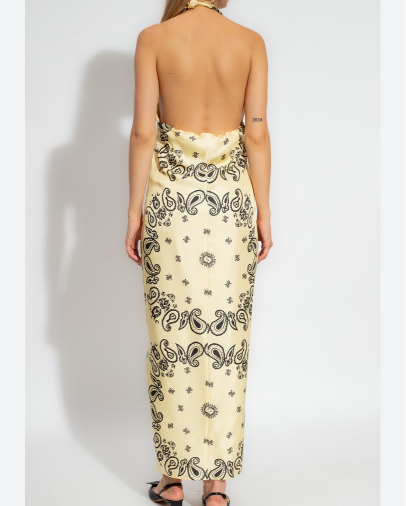 Nanushka Elima Bandana Print Dress by Nanushka - Pickle