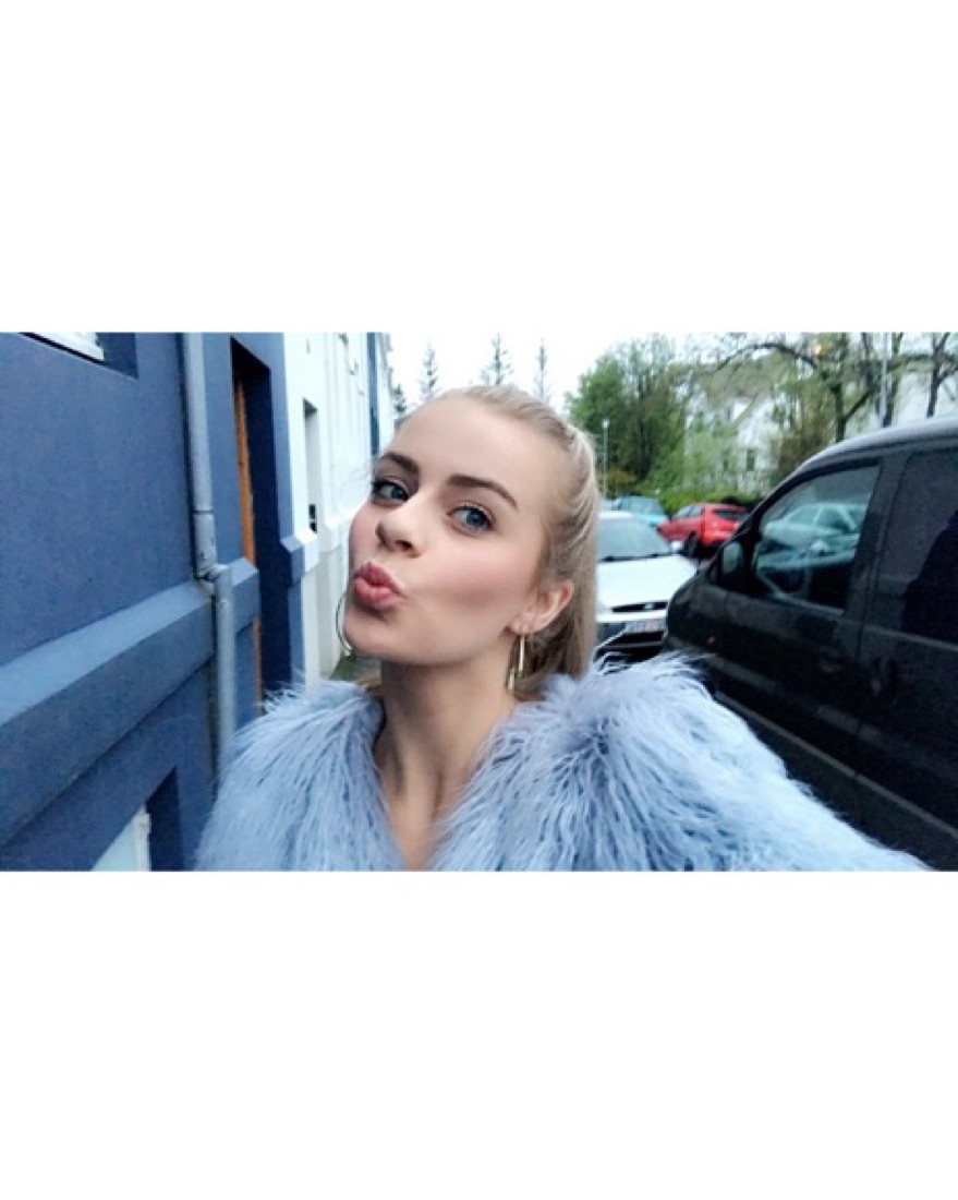 Blue LOFT Fur Jacket - Image 2