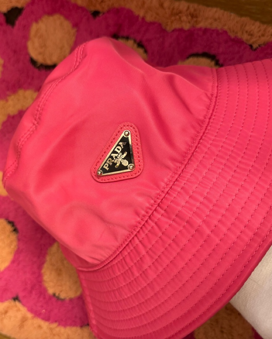 Pink Prada Buckethat - Image 1