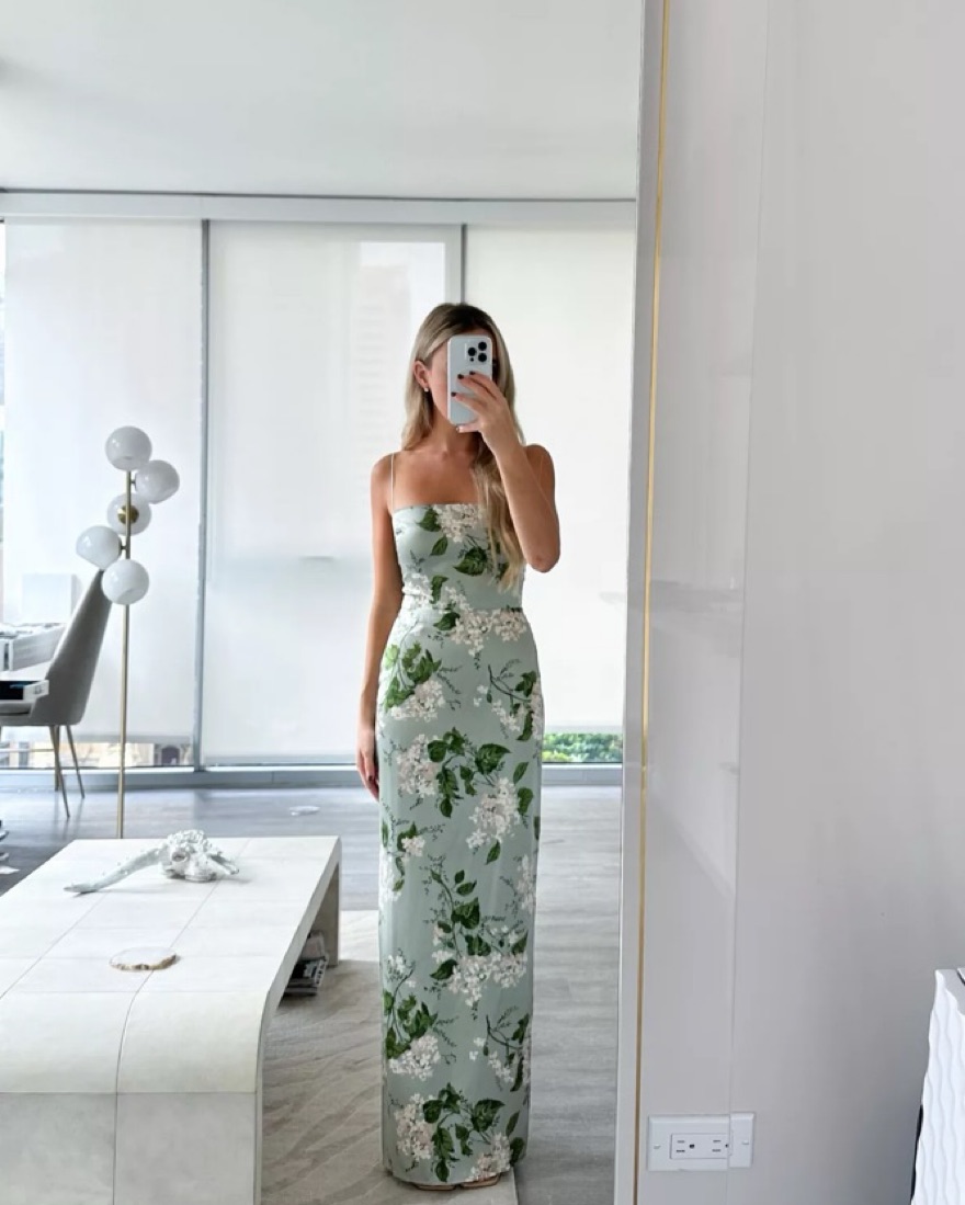 floral embroidered maxi dress forever 21 Printed Ruffled Lace Greek Embroidered Dress White cut back Size:Petite XL emerald green prom dress