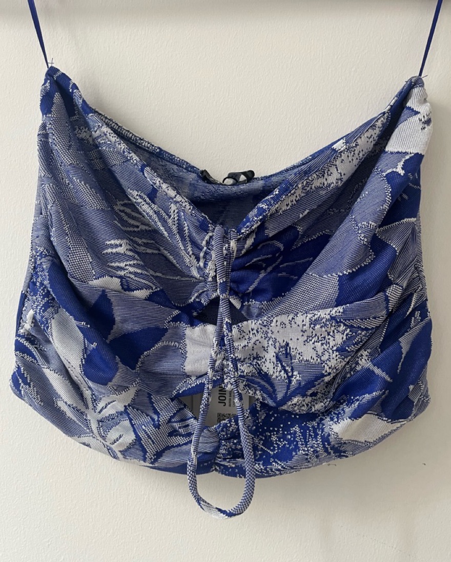 Zara Strapless Patternd Top  - Image 1