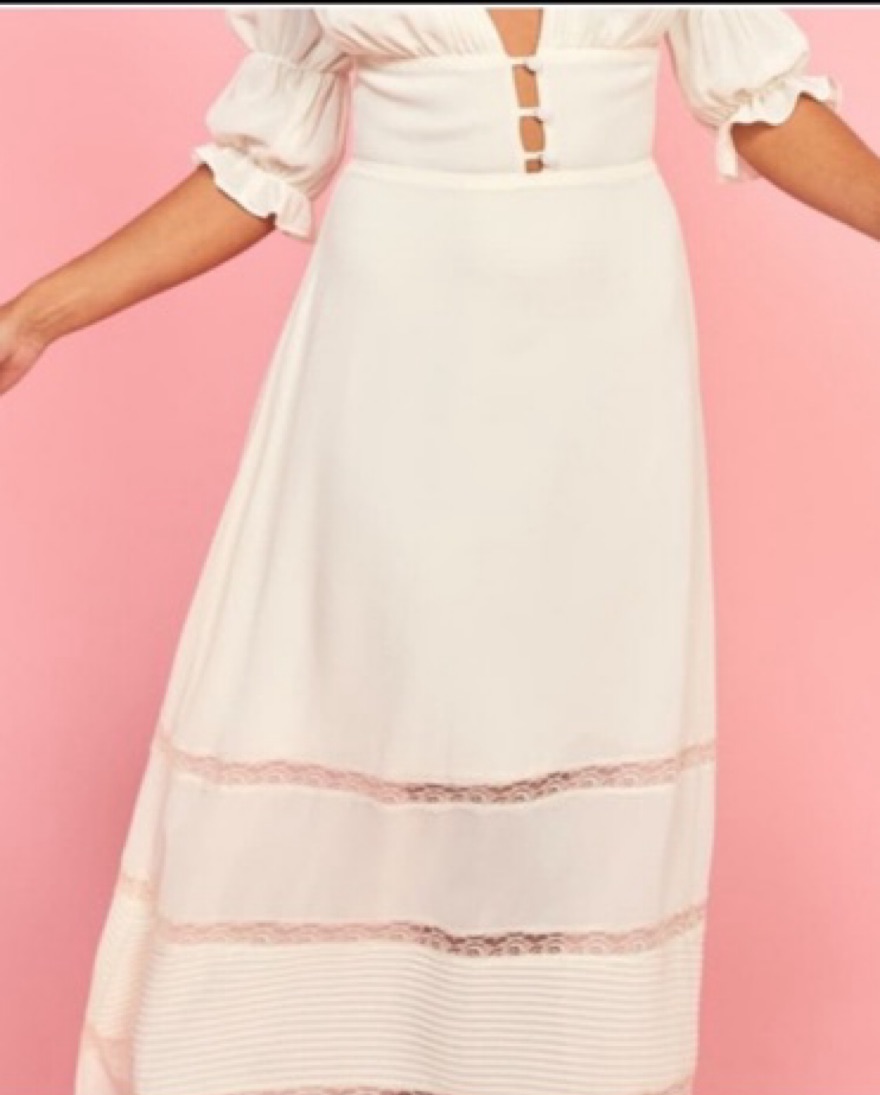 White Reformation Ginny Dress - Image 5
