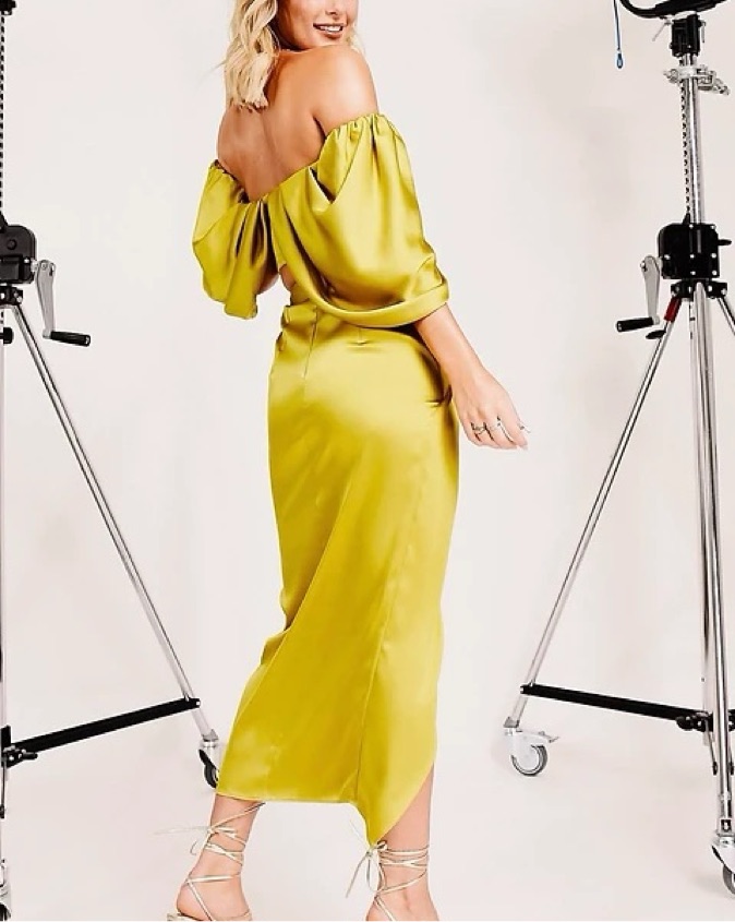 ASOS EDITION Satin Drape Matching Set - Image 4