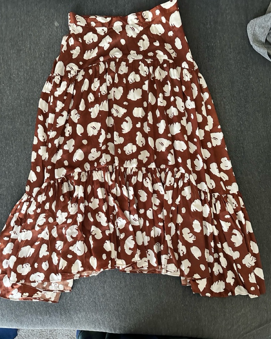 French Connection Aimee Tiered Midi Skir - Image 5