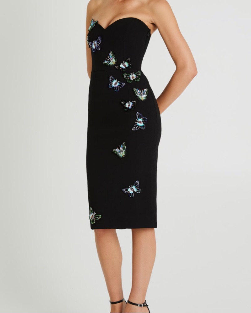Hailey Sequin Butterfly Dress - S by Helsi - Pickle
