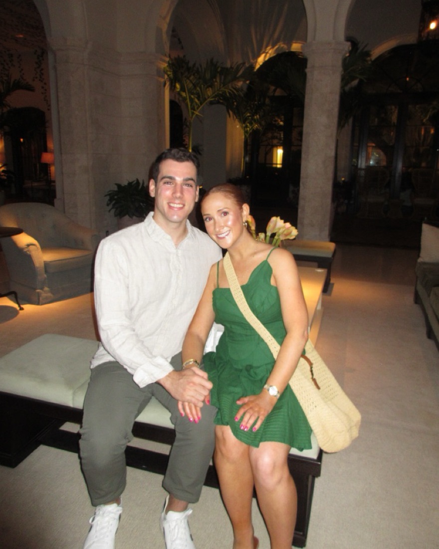 strapless open back dress Green Striped Monsterea Leaf Sleeveless Midi Dress main image 1