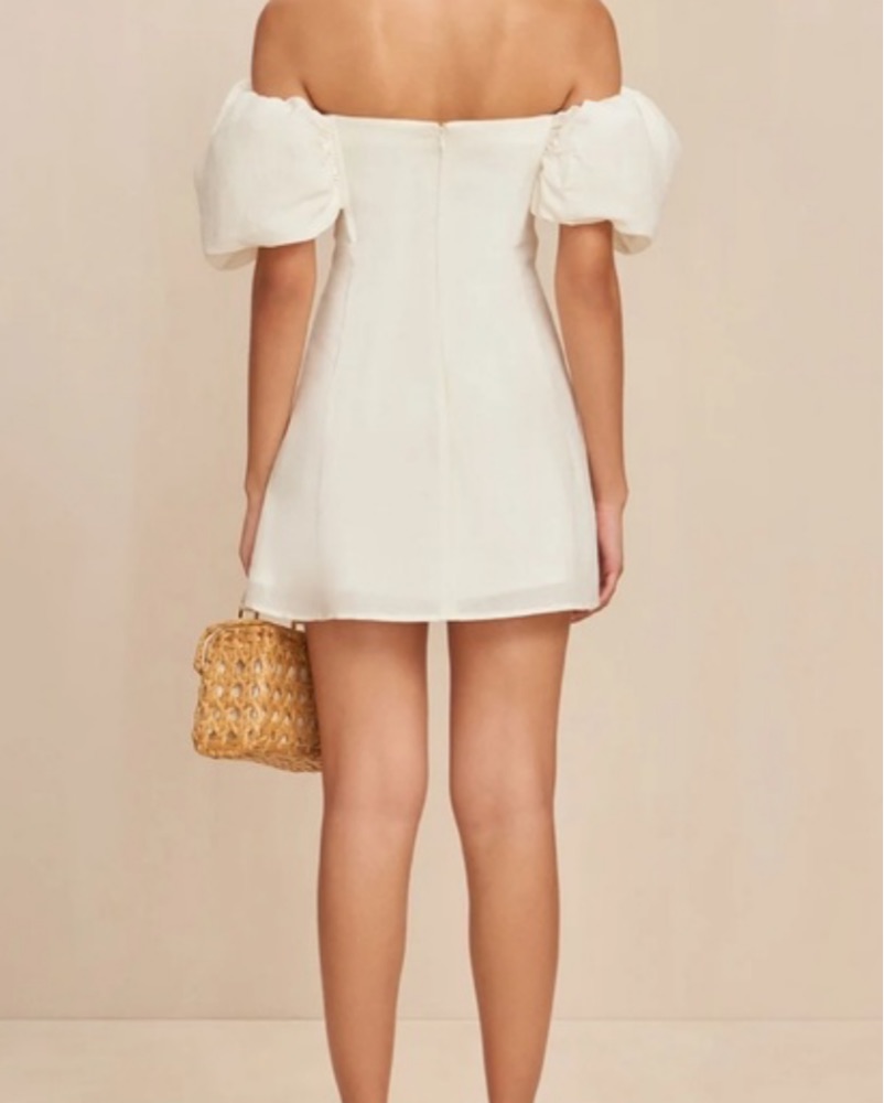 Cult Gaia White Sleeveless Mini Dress by Cult Gaia - Pickle