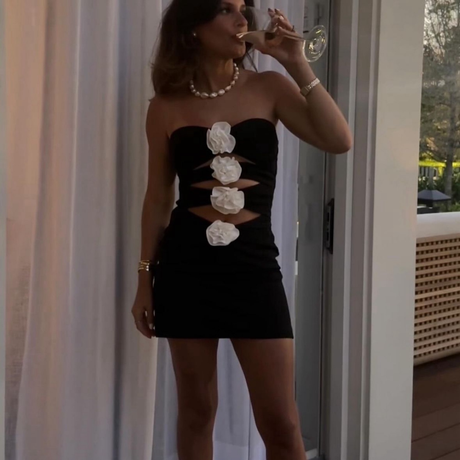 NBD Marianna Mini Dress In Black by NBD - Pickle