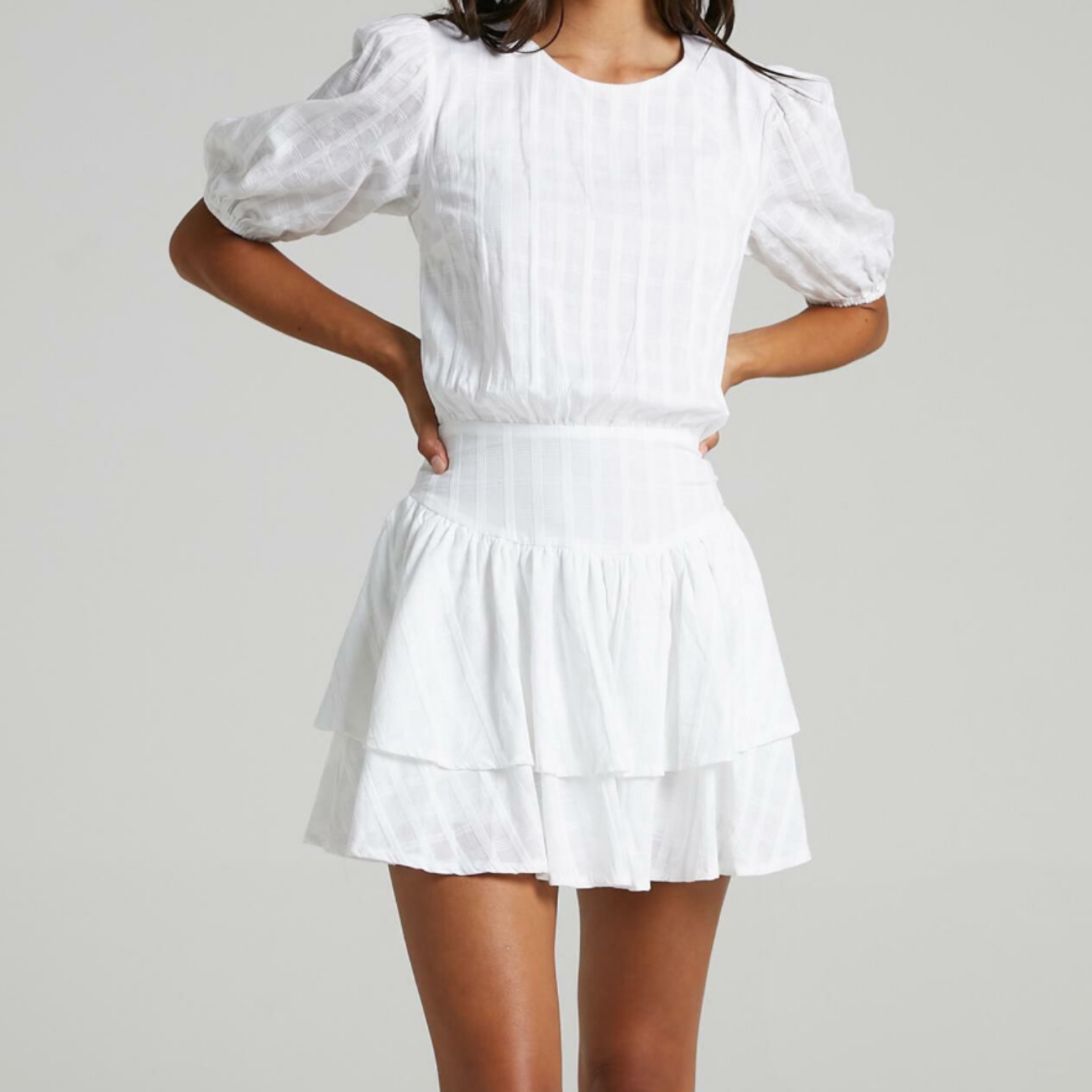Showpo Backless White Mini Dress by Showpo - Pickle