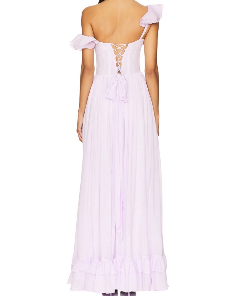 white christmas dresses The Rosetta Dress in Lavender Fog 00 / Lavender Fog main image 0
