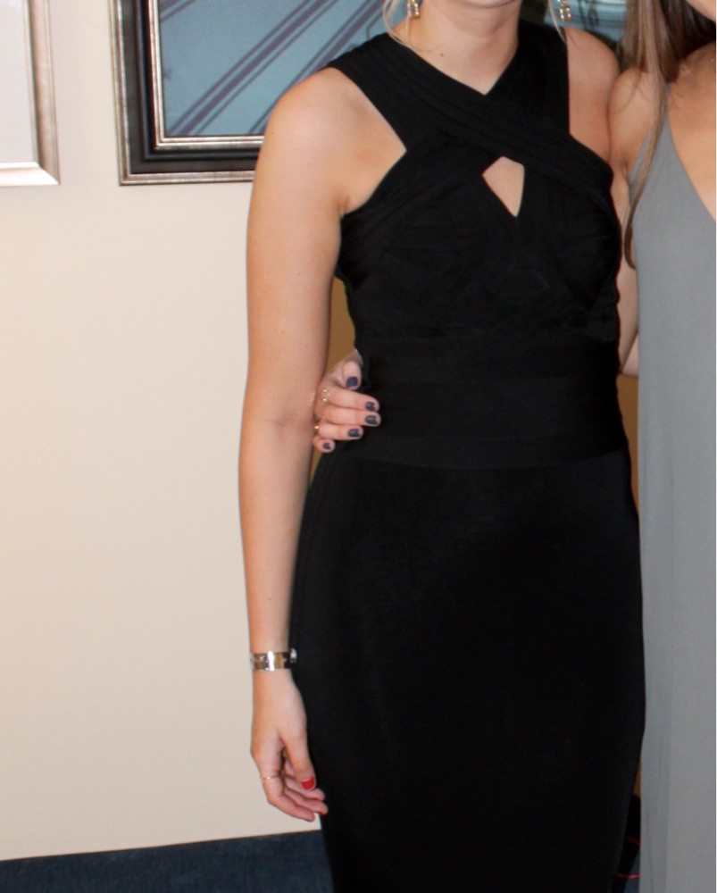 sequin dress gold and black Primavera 4501 Size 10 Black GOLD Prom Dress Sequin