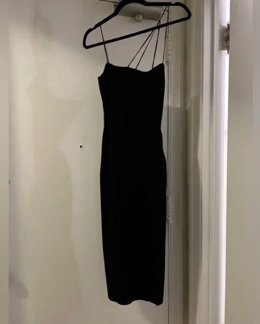 Black Superdown midi dress - Image 2