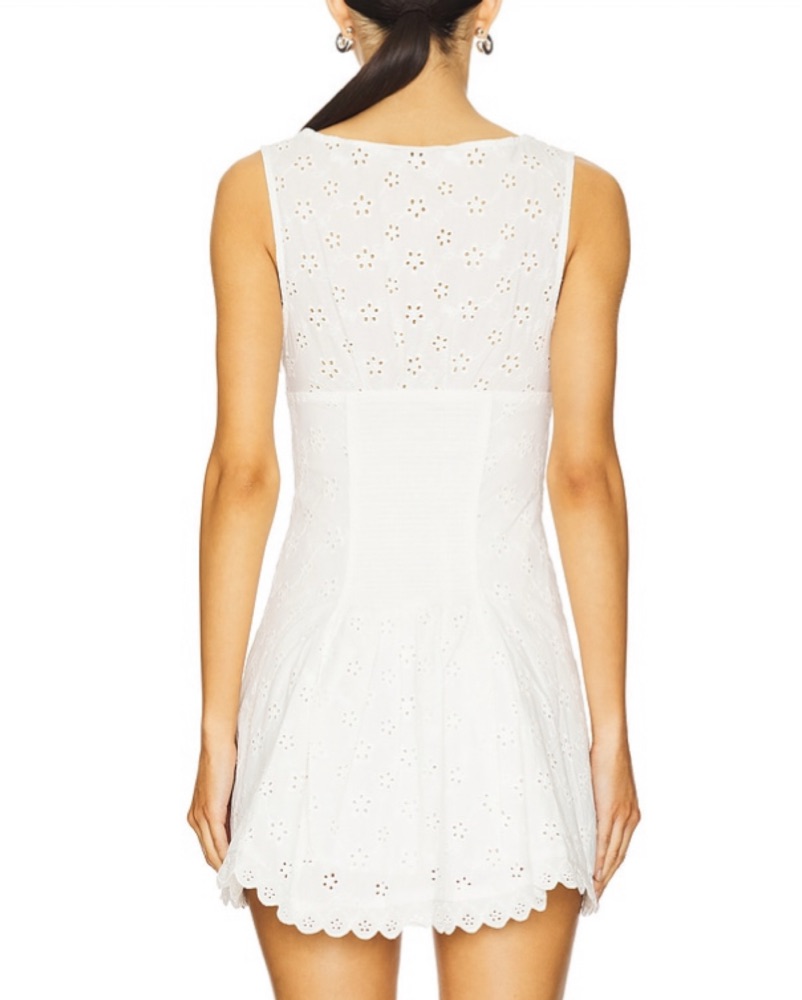 knee length dresses for ladies x BELLA HADID Farm Gingham Mini Dress
