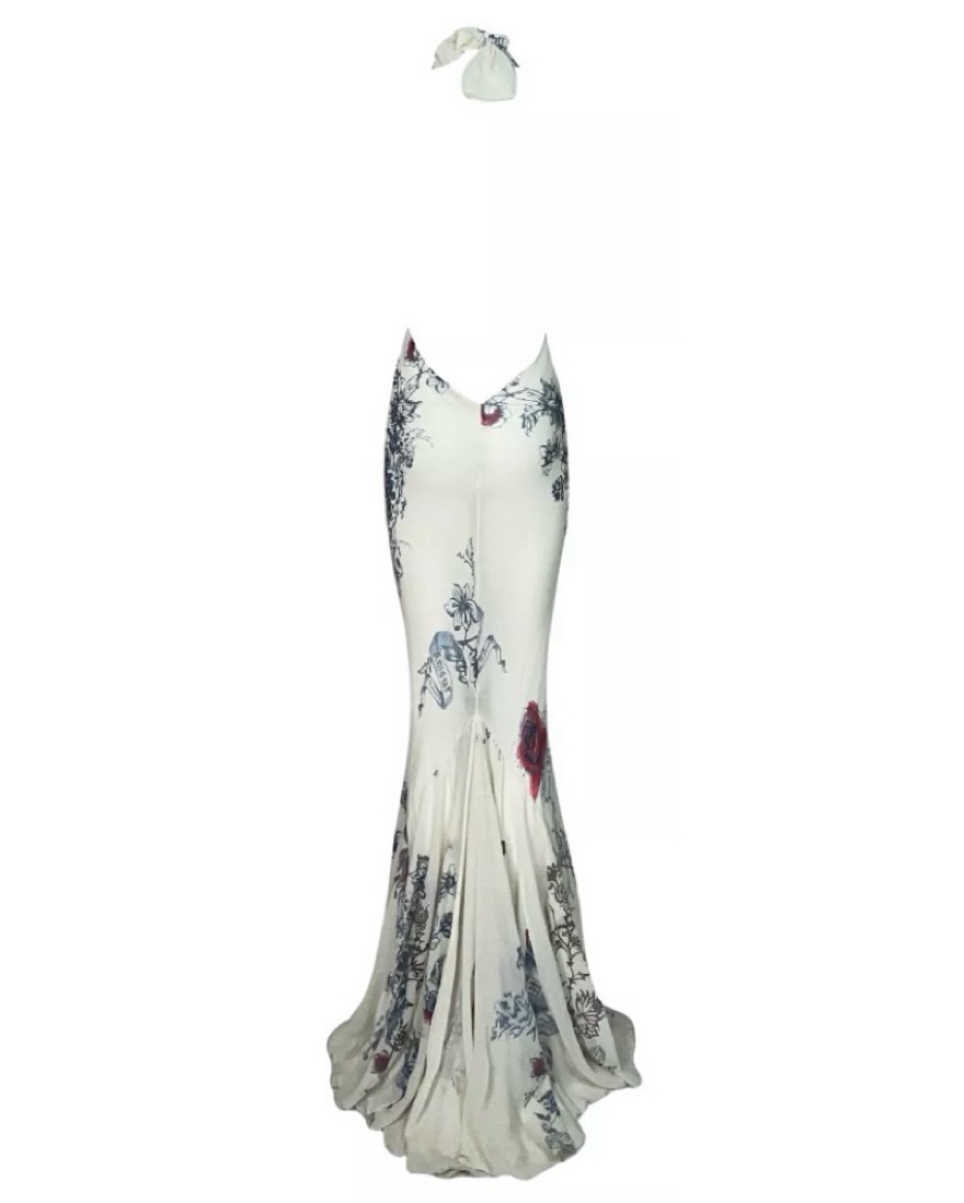 Roberto Cavalli Tattoo Print Dress by Roberto Cavalli - Pickle