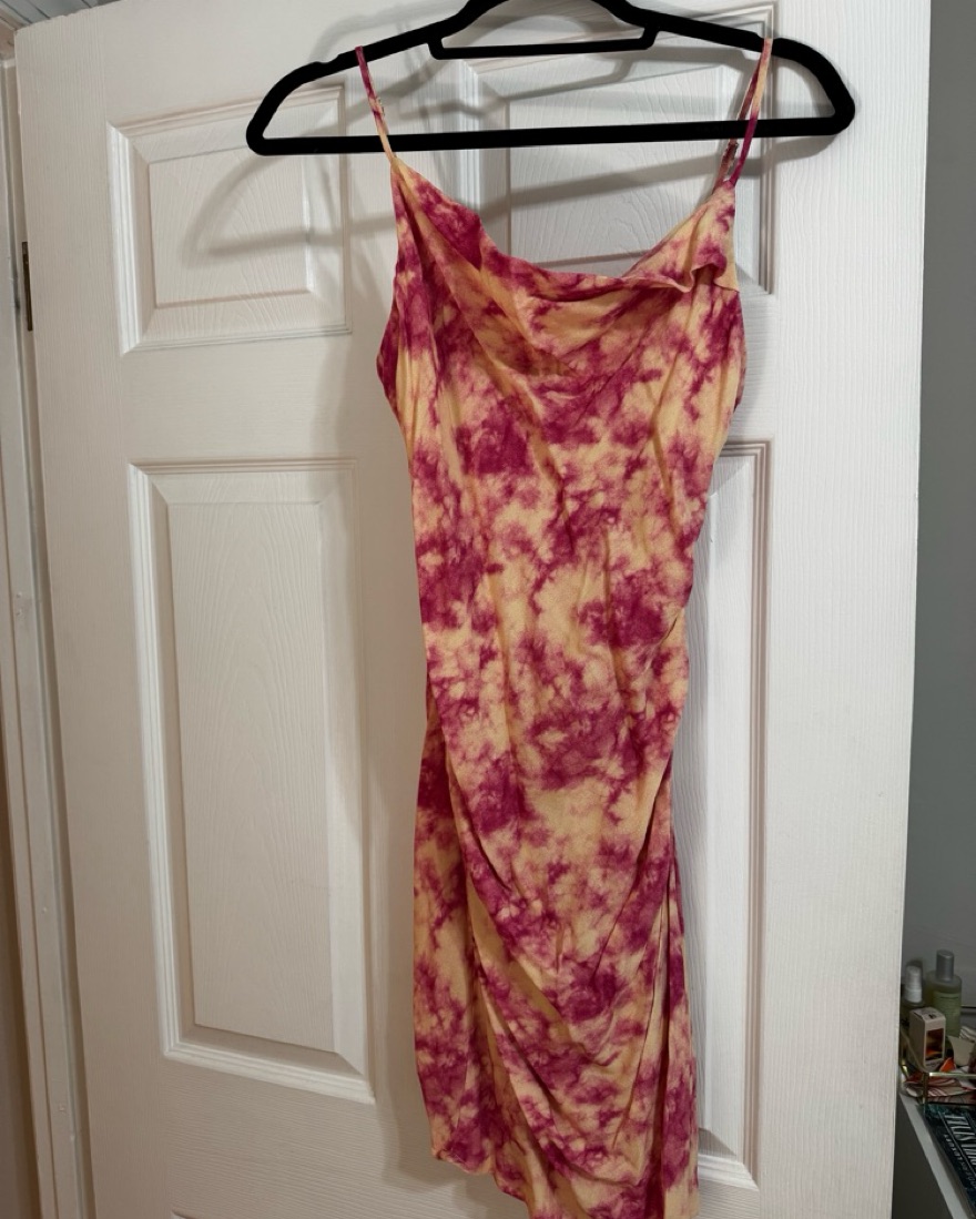 ASTR THE LABEL PINK TIE DYE DRESS - Image 2