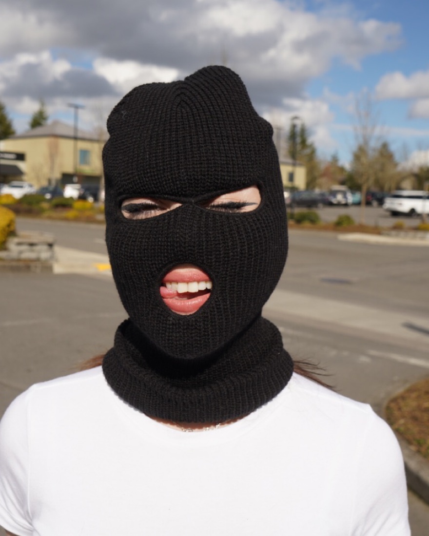 (2) Purple & Black Ski Masks - Image 3