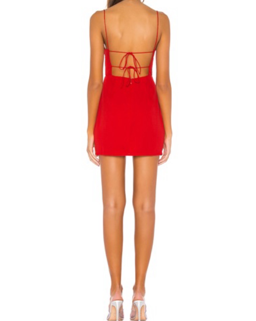 Revolve Superdown Red Backless Dress - Image 2